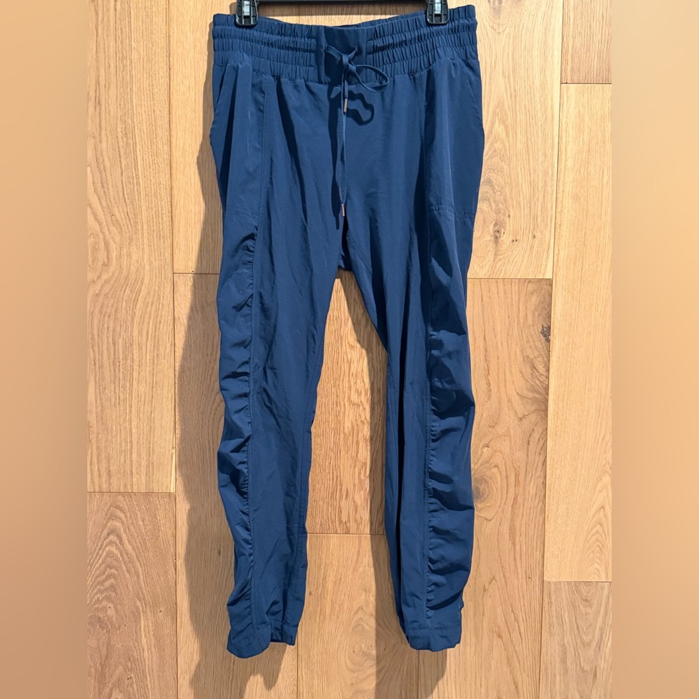 Prana Bindu Pants Women Size M Blue Cropped
